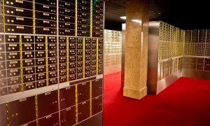 Safety deposit boxes in Merrion Vaults